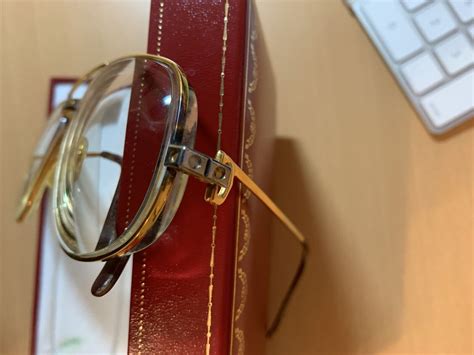 used cartier glasses for men